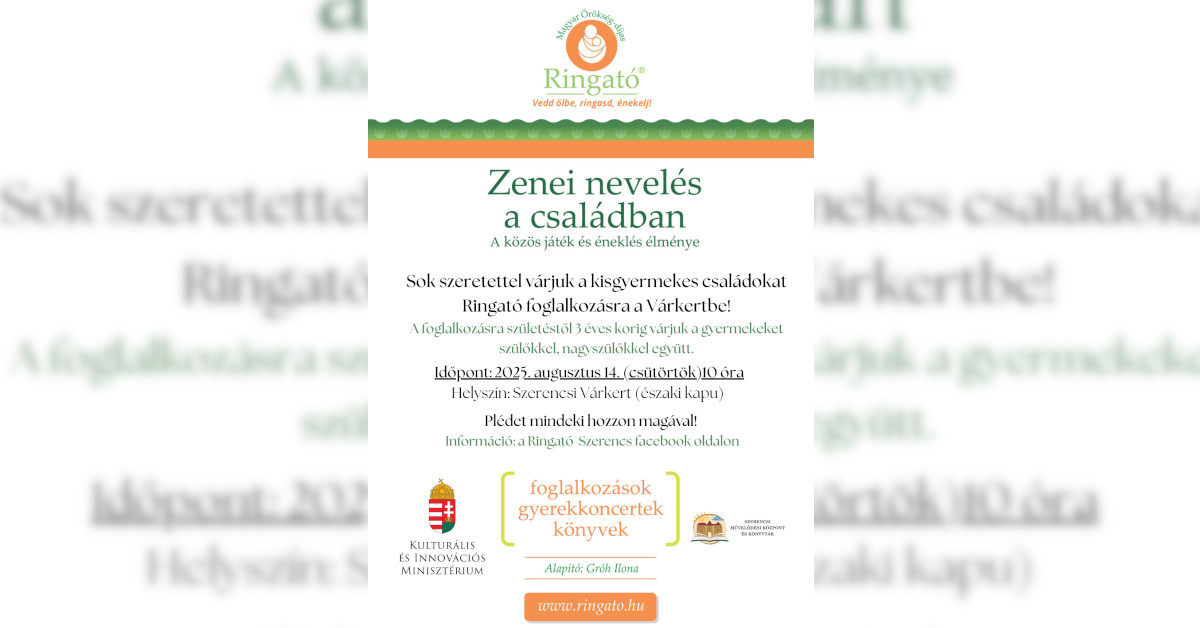 Zenei nevelés a családban