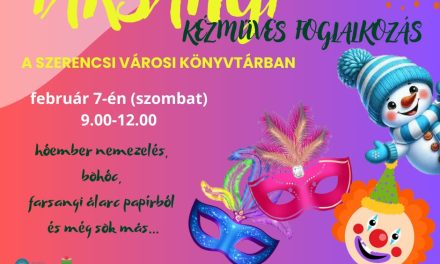 Farsangi kézműves foglalkozás – 2026. február 7.