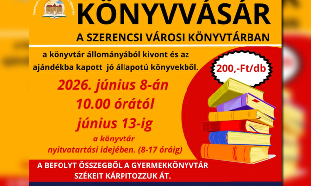 Könyvvásár – 2026. június 8-13.