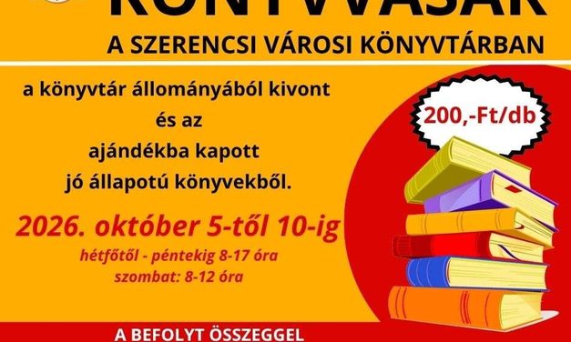 Könyvvásár – 2026. október