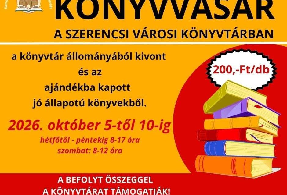 Könyvvásár – 2026. október