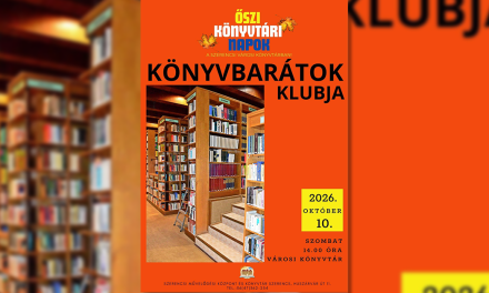 Könyvbarátok klubja – 2026. október 10.