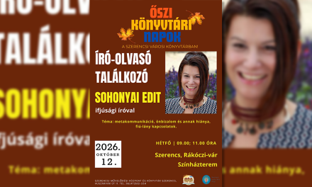 Sohonyai Edit – Író-olvasó találkozó