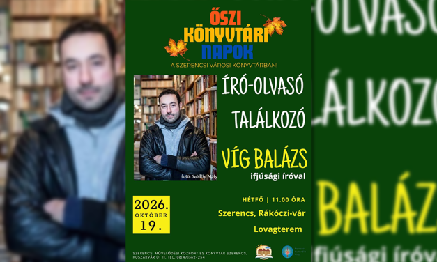 Víg Balázs – Író-olvasó találkozó