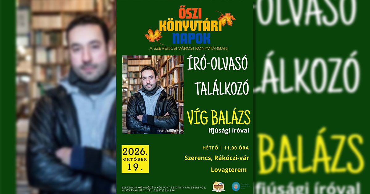 Víg Balázs – Író-olvasó találkozó